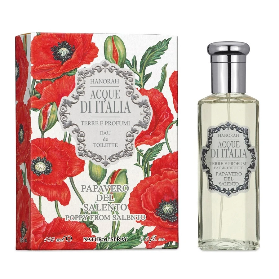 Acque Di Italia Papavero Del Salento Eau De Toilette 100 Ml Spray 1 Acque Di Italia Papavero Del Salento Eau De Toilette 100 Ml Spray