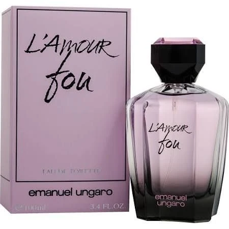 EMANUEL UNGARO Ungaro L'Amour Fou Eau De Toilette 100ml Spray 1 EMANUEL UNGARO Ungaro L'Amour Fou Eau De Toilette 100ml Spray