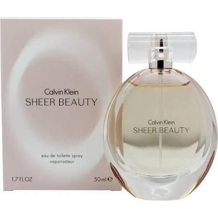 Calvin Klein Sheer Beauty Eau De Toilette 50ml Spray 1 Calvin Klein Sheer Beauty Eau De Toilette 50ml Spray
