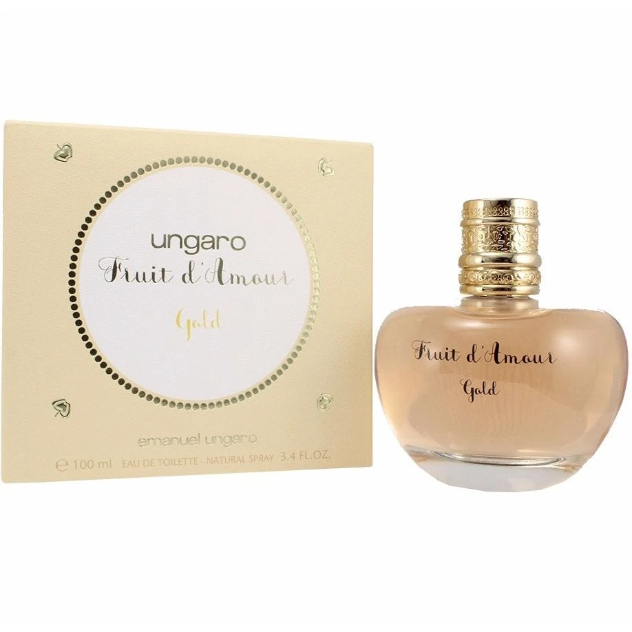 Emanuel Ungaro Fruit D'Amour Gold Eau De Toilette 100 Ml Spray 1 Emanuel Ungaro Fruit D'Amour Gold Eau De Toilette 100 Ml Spray
