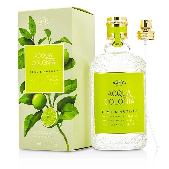 Maurer & Wirtz 4711 Acqua Colonia Lime & Nutmeg 170 Ml Eau De Cologne Spray Profumo Unisex 1 Maurer & Wirtz 4711 Acqua Colonia Lime & Nutmeg 170 Ml Eau De Cologne Spray Profumo Unisex