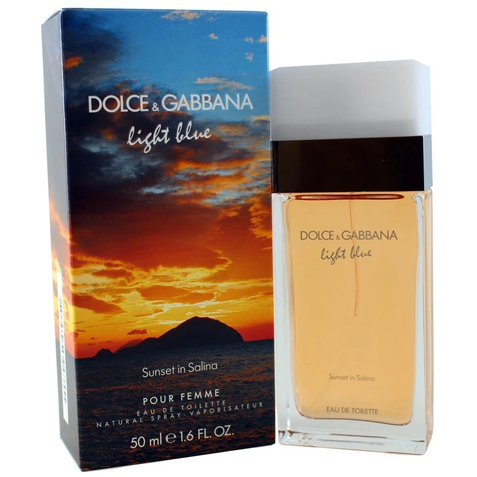 D&G Dolce & Gabbana Light Blue Sunset In Salina Eau De Toilette Spray 50 Ml Donna 1 D&G Dolce & Gabbana Light Blue Sunset In Salina Eau De Toilette Spray 50 Ml Donna