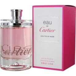 Eau De Cartier Goutte De Rose Eau De Toilette Spray Donna 100 Ml