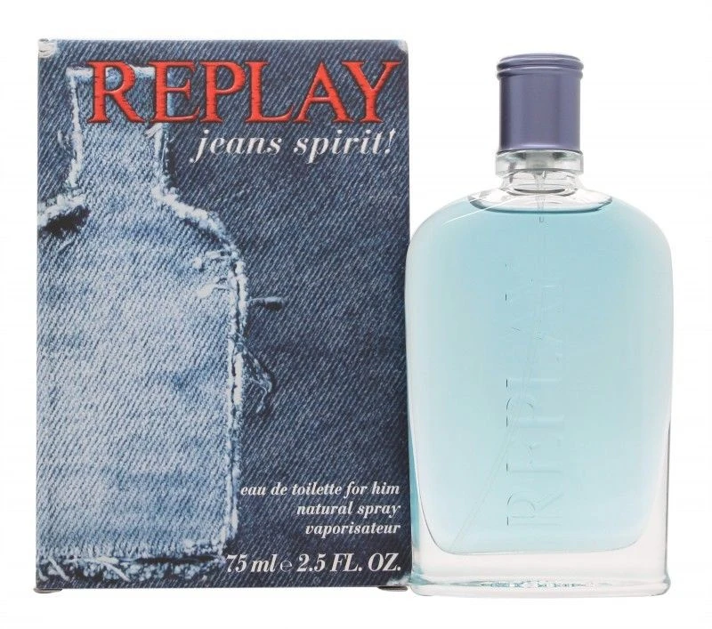 Replay - Jeans Spirit For Him - Eau De Toilette 75 Ml Vapo 1 Replay - Jeans Spirit For Him - Eau De Toilette 75 Ml Vapo